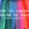 I 5 colori di moda primavera/estate 2022