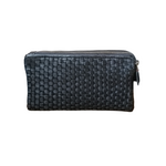 Offerta Portafoglio Due Zip 17x10 Vera Pelle Sauvage Intrecciata Effetto Vintage POFSS177-1035506