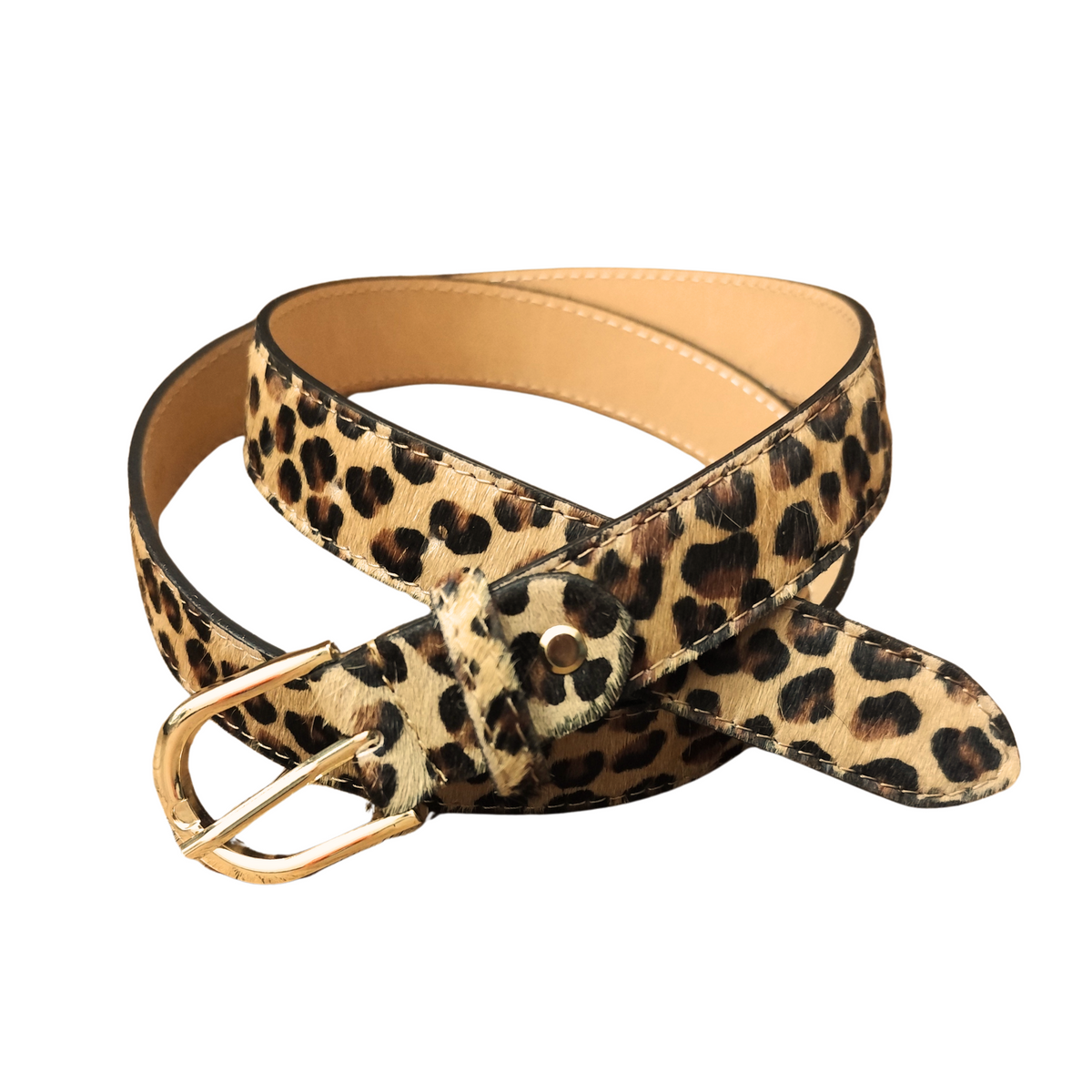 Cintura Donna in Vera Pelle di Cavallino | Maculato | Animalier Made in Italy