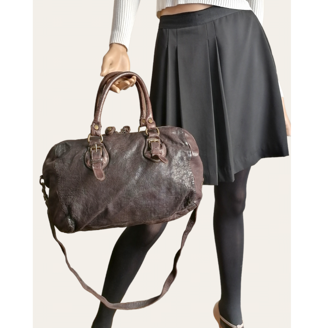 borsa sauvage vintage scontato modella