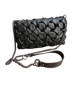 Borsa Ruvida in Vera Pelle Intrecciata Sauvage