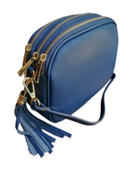 Saponetta Tre Zip in Pelle Dollaro MADE IN TALY