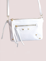 Borsa Bustina Tracolla Borchie in Vera Pelle Made in Italy