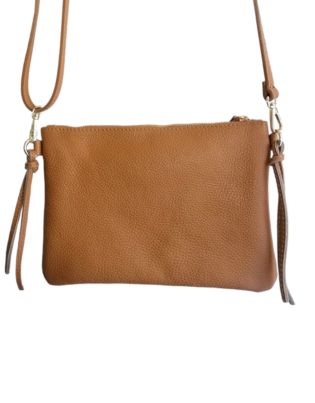 Borsa Bustina Tracolla Borchie in Vera Pelle Made in Italy