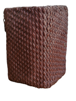 POFSS152 Portafoglio Morbidoin Pelle Sauvage Intrecciata Effetto Vintage