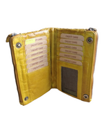 Offerta Portafoglio Due Zip 17x10 Vera Pelle Sauvage Intrecciata Effetto Vintage POFSS177-1035506