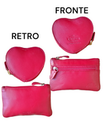 Set Regalo CHARRO in Vera Pelle Portamonete + Portatessere / Portachiave