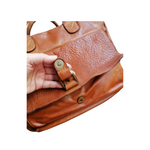 A Meta Prezzo! STOCK SS203 Borsa a Mano Pelle Sauvage Stile Vintage