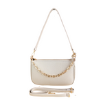 Tracolla con Catena Oro in Vera Pelle Made In Italy