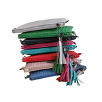 Bustina Tracolla in Vera Pelle Stampata Intreccia Made in Italy