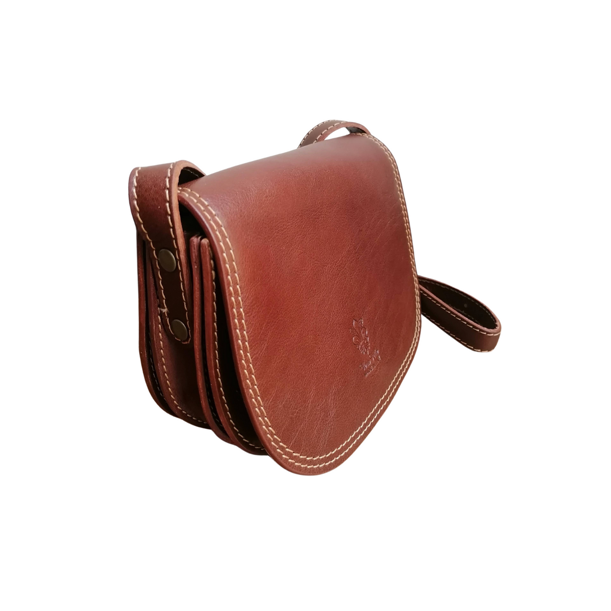 Tracolla Small con Pattina in Vero Cuoio A234 Made In Italy