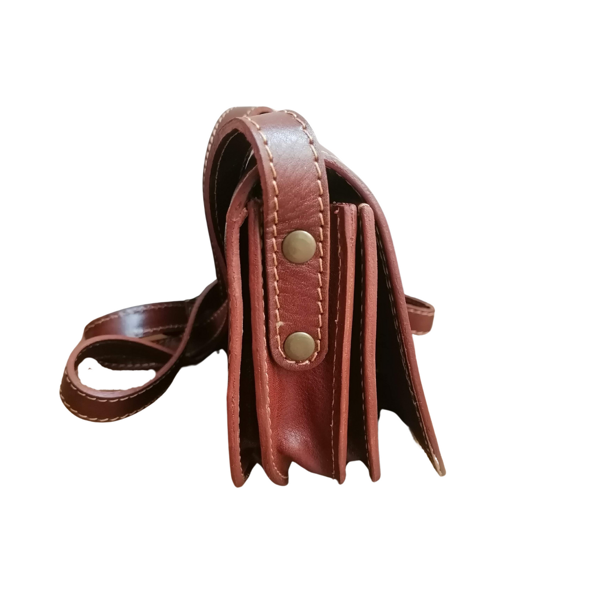 Tracolla Small con Pattina in Vero Cuoio A234 Made In Italy