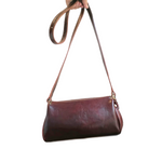 Tracolla rotonda in Vero Cuoio Made In Italy A237