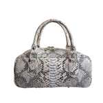 Bauletto 2 manici con Tracolla in Vera Pelle Stampata | Made In Italy