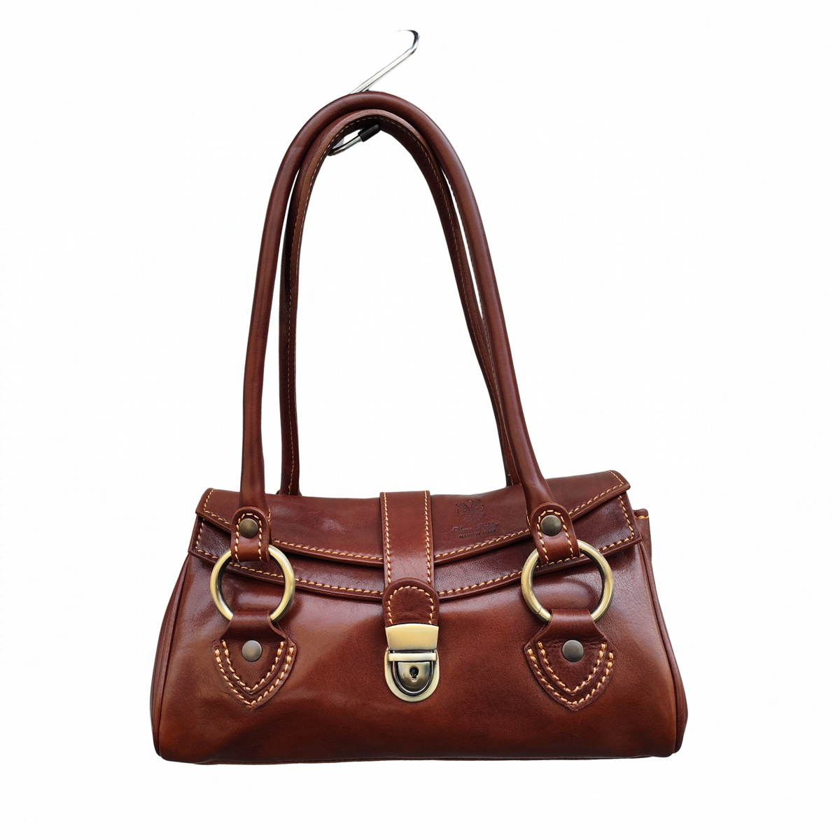 a304 cuoio anelli marrone