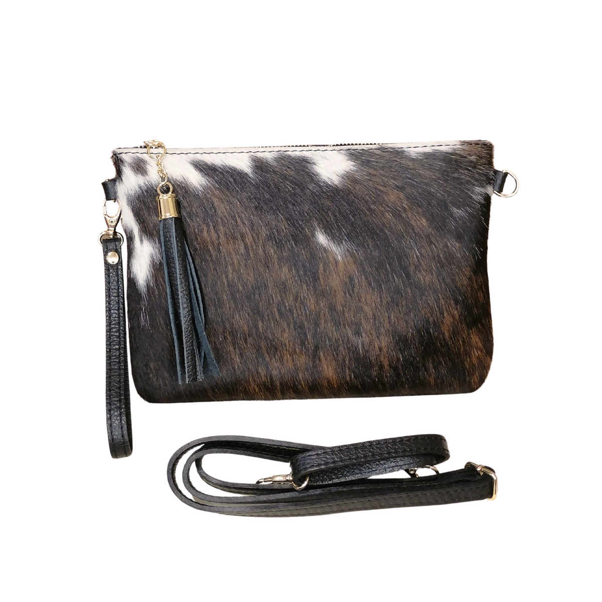 bustina tracolla cavallino mucca