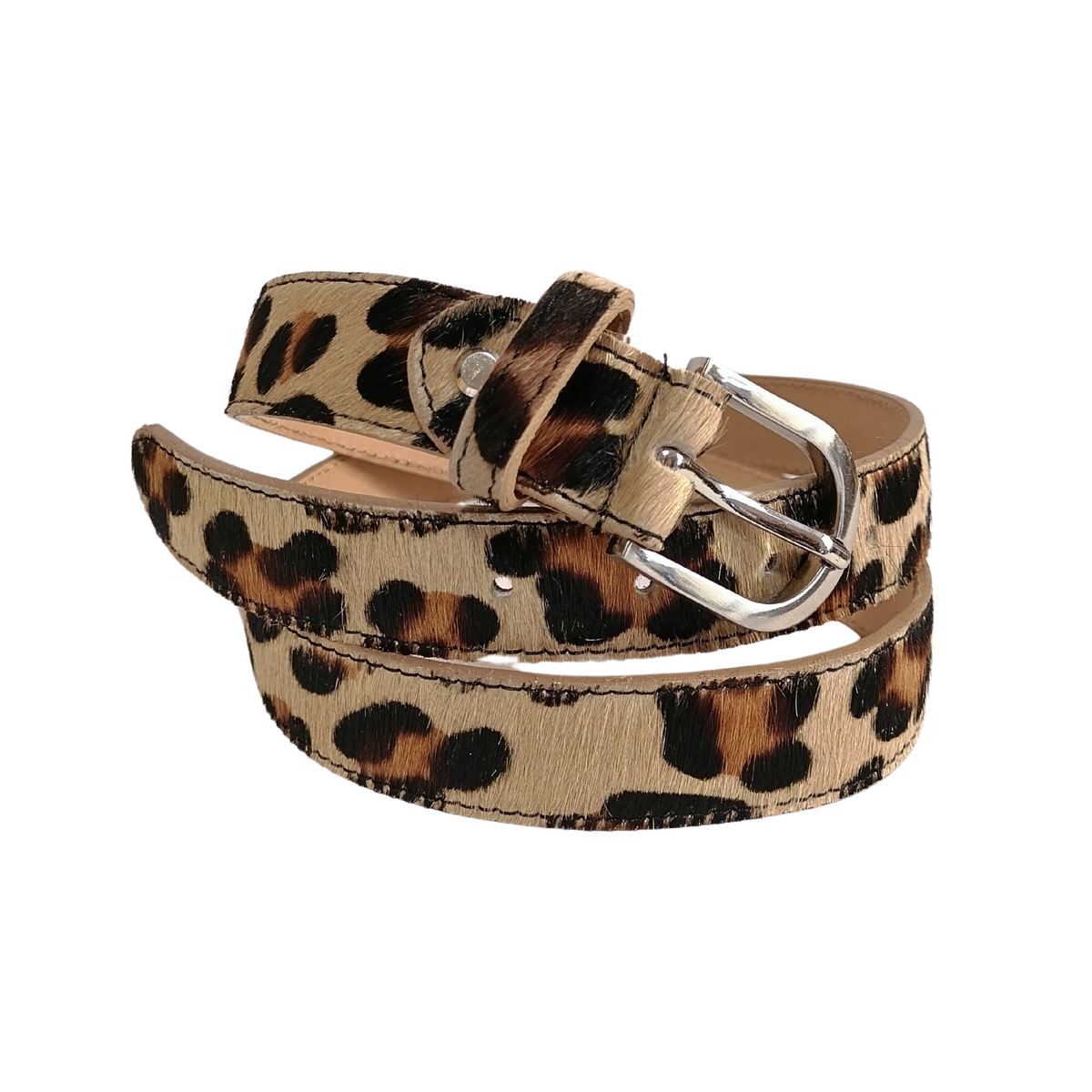 Cintura Donna in Vera Pelle di Cavallino | Maculato | Animalier Made in Italy
