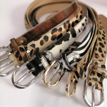 Cintura Donna in Vera Pelle di Cavallino | Maculato | Animalier Made in Italy