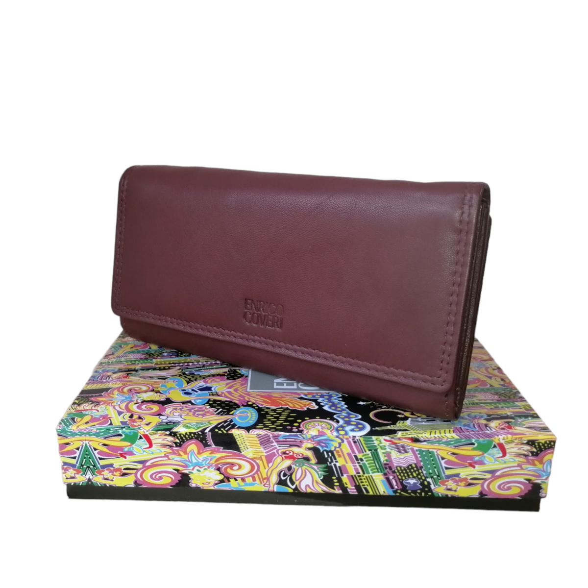 Portafoglio Vera Pelle Coveri 10x18 Donna Doppio Comparto EC7046