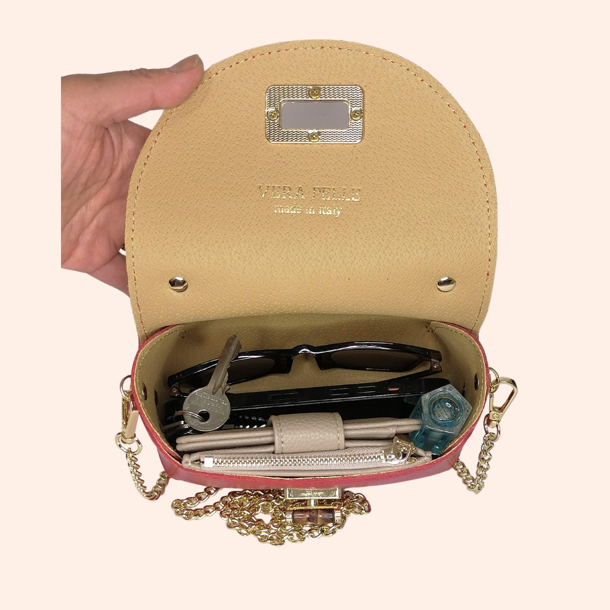 Pochette Borsetta Piccola con Catenella Made In Italy