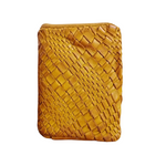 Portafoglio 3 ante Coveri Collection Vera Pelle Intrecciata