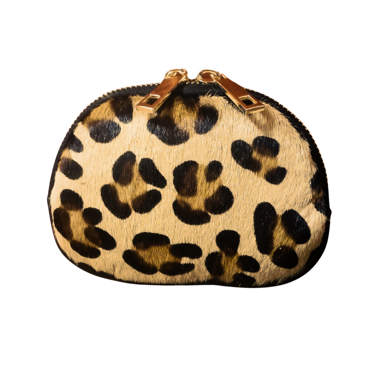 Portamonete Ovale in Vera Pelle di Cavallino Made In Italy