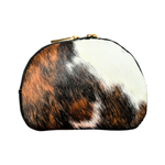 Portamonete Ovale in Vera Pelle di Cavallino Made In Italy