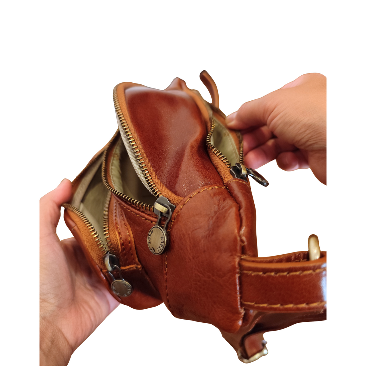 Marsupio Unisex in Vero Cuoio | Made in Italy