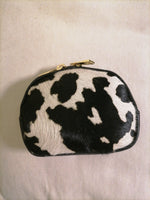 Portamonete Ovale in Vera Pelle di Cavallino Made In Italy