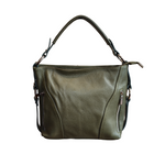 Hobo Bag con Tracolla in Vera Pelle