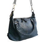 A MetàPrezzo! Stock SS204 Borsa a Mano Morbidissimo in Pelle Sauvage Stile Vintage