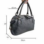 A MetàPrezzo! Stock SS204 Borsa a Mano Morbidissimo in Pelle Sauvage Stile Vintage