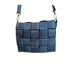 Tracolla Pochette in Vera Pelle Sauvage Intreccia Grande SS210