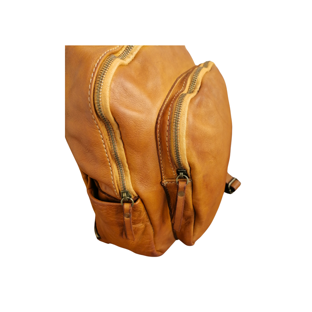 Zaino in Pelle Sauvage Morbidissima SS211 Stile Vintage Made in Italy