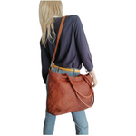 A Meta Prezzo! STOCK SS212 Tote Bag in Vera Pelle Intrecciata Sauvage Stile Vintage Made In Italy