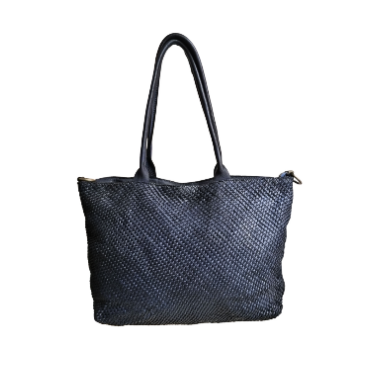 A Meta Prezzo! STOCK SS212 Tote Bag in Vera Pelle Intrecciata Sauvage Stile Vintage Made In Italy