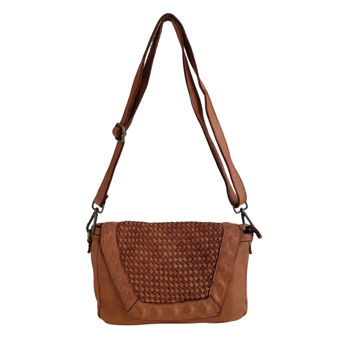 tracolla sauvage borchie cuoio