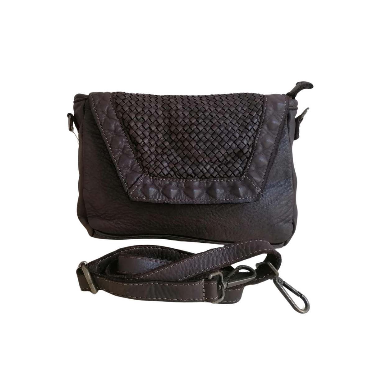 tracolla sauvage borchie testa di moro