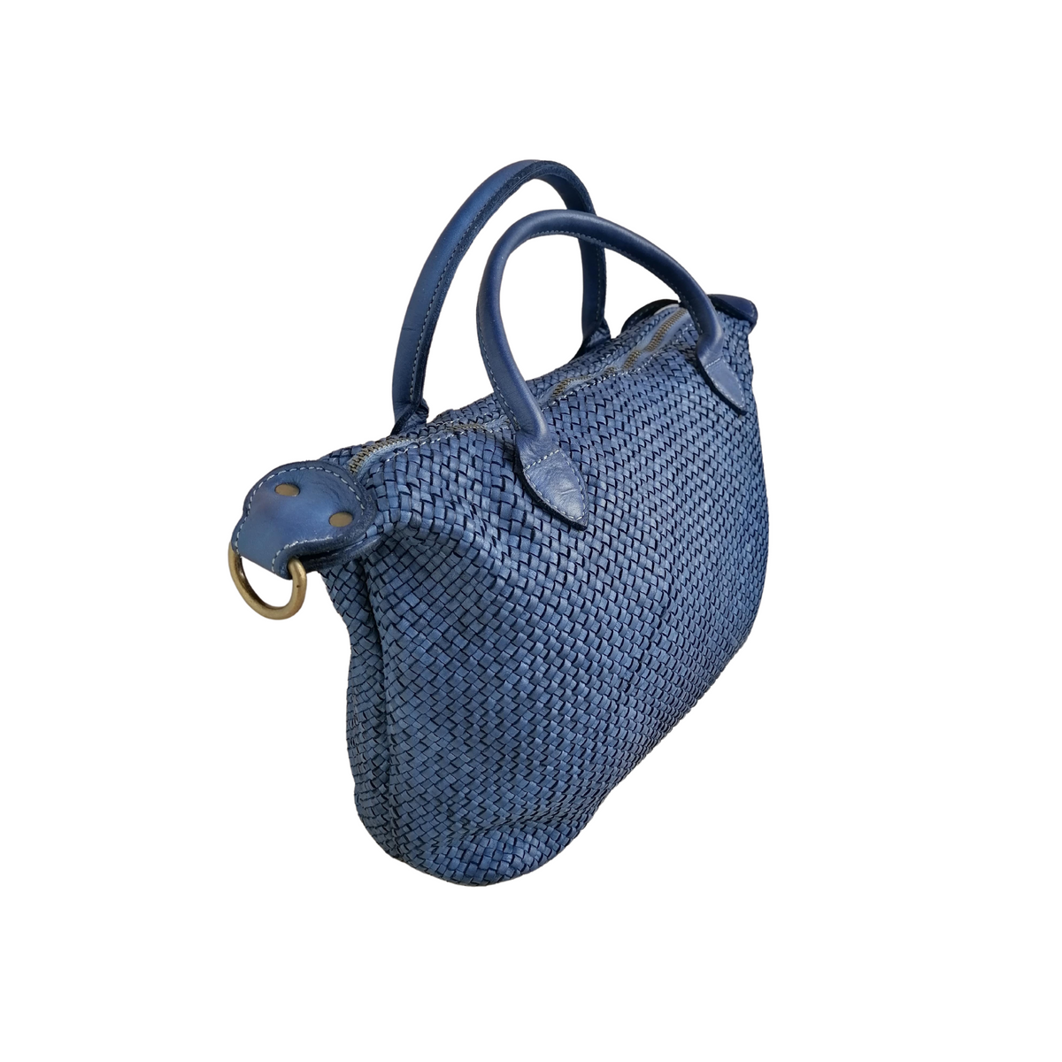 Borsa a Mano Morbidissimo in Pelle Sauvage Intrecciata Stile Vintage SS227