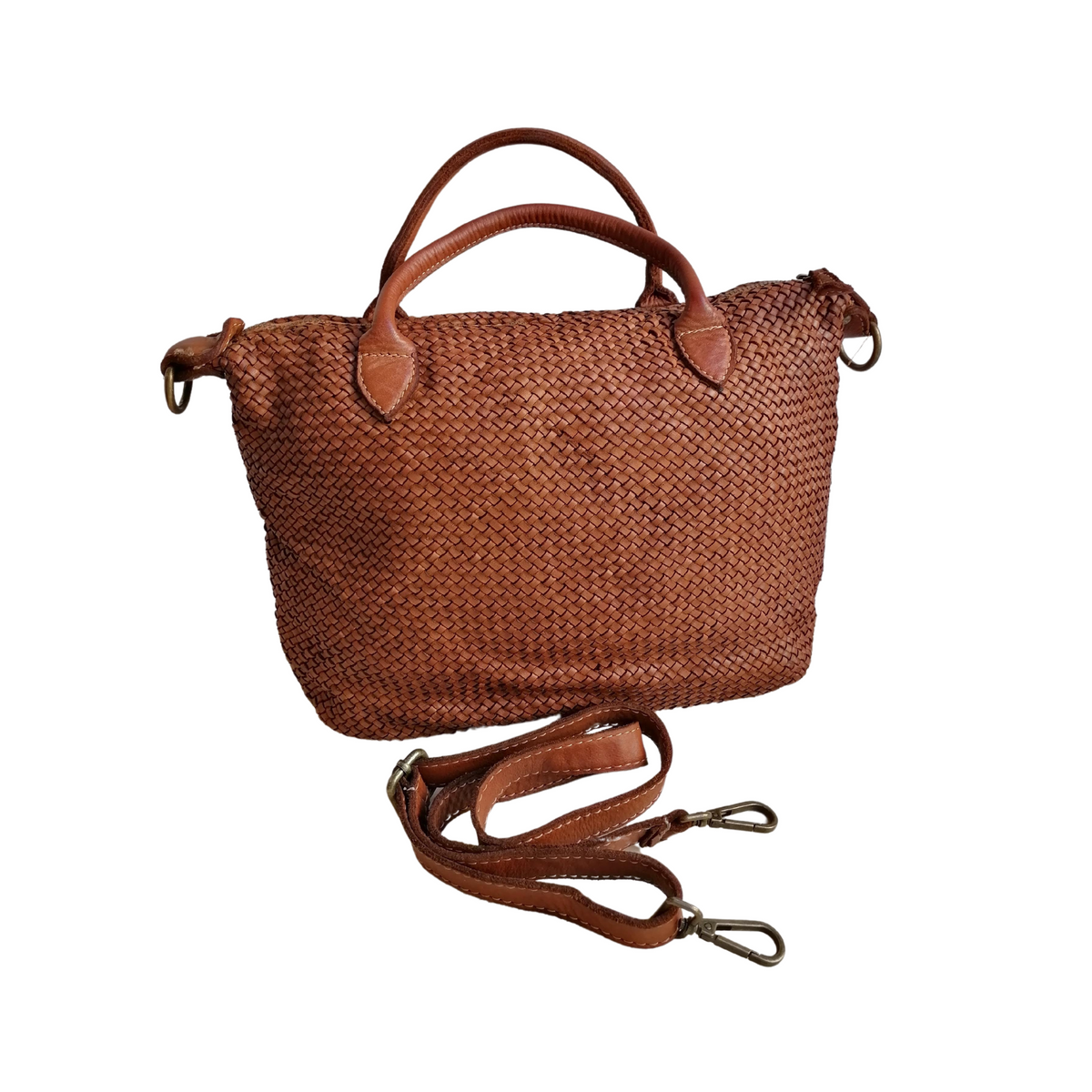 Borsa a Mano Morbidissimo in Pelle Sauvage Intrecciata Stile Vintage SS227