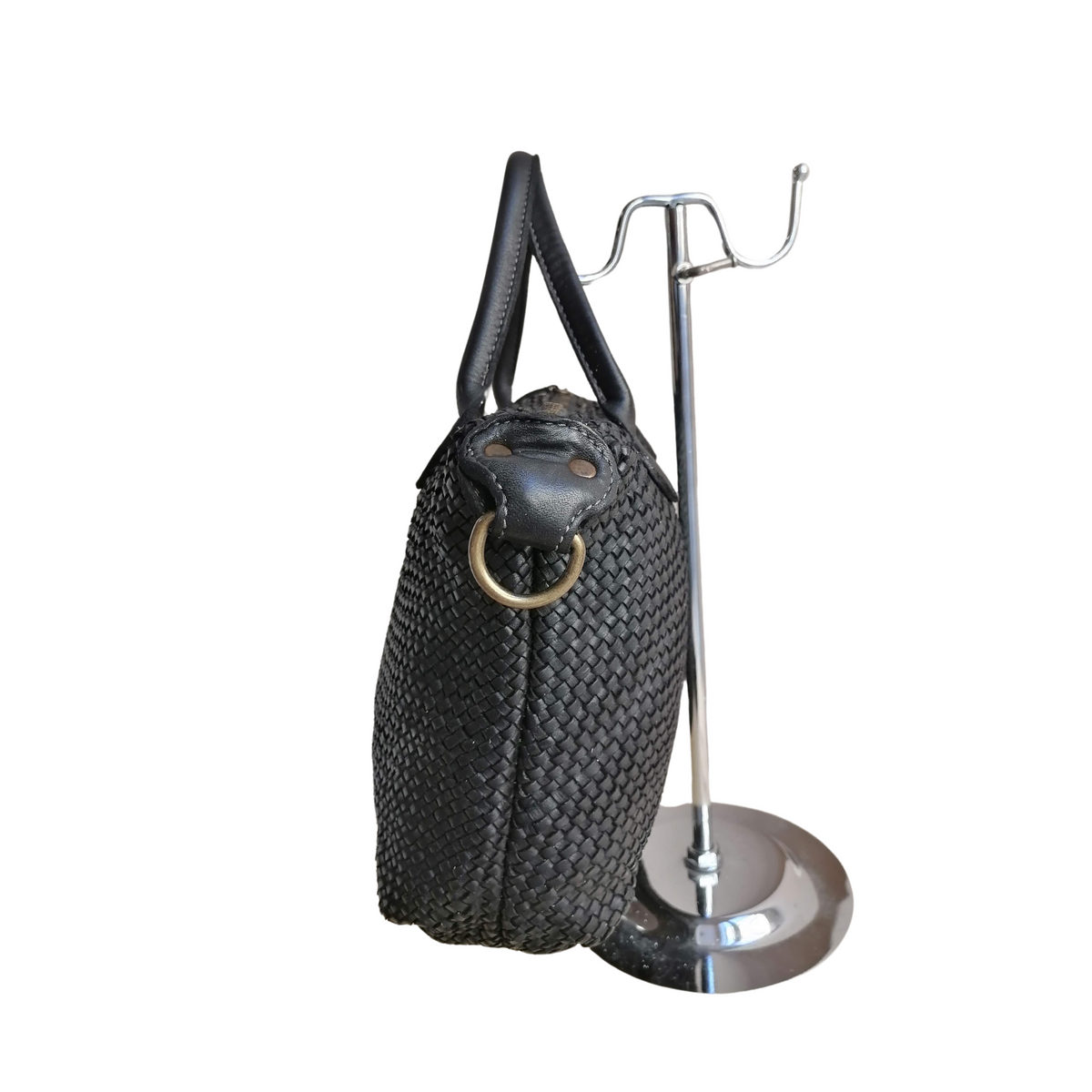 Borsa a Mano Morbidissimo in Pelle Sauvage Intrecciata Stile Vintage SS227