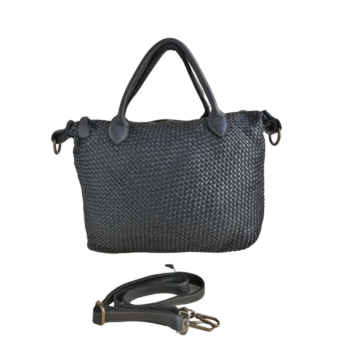 Borsa a Mano Morbidissimo in Pelle Sauvage Intrecciata Stile Vintage SS227