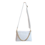 Borsetta Catena Manico / Tracolla in Vera Pelle Made In Italy A228