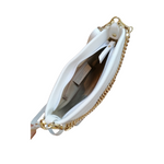 Borsetta Catena Manico / Tracolla in Vera Pelle Made In Italy A228