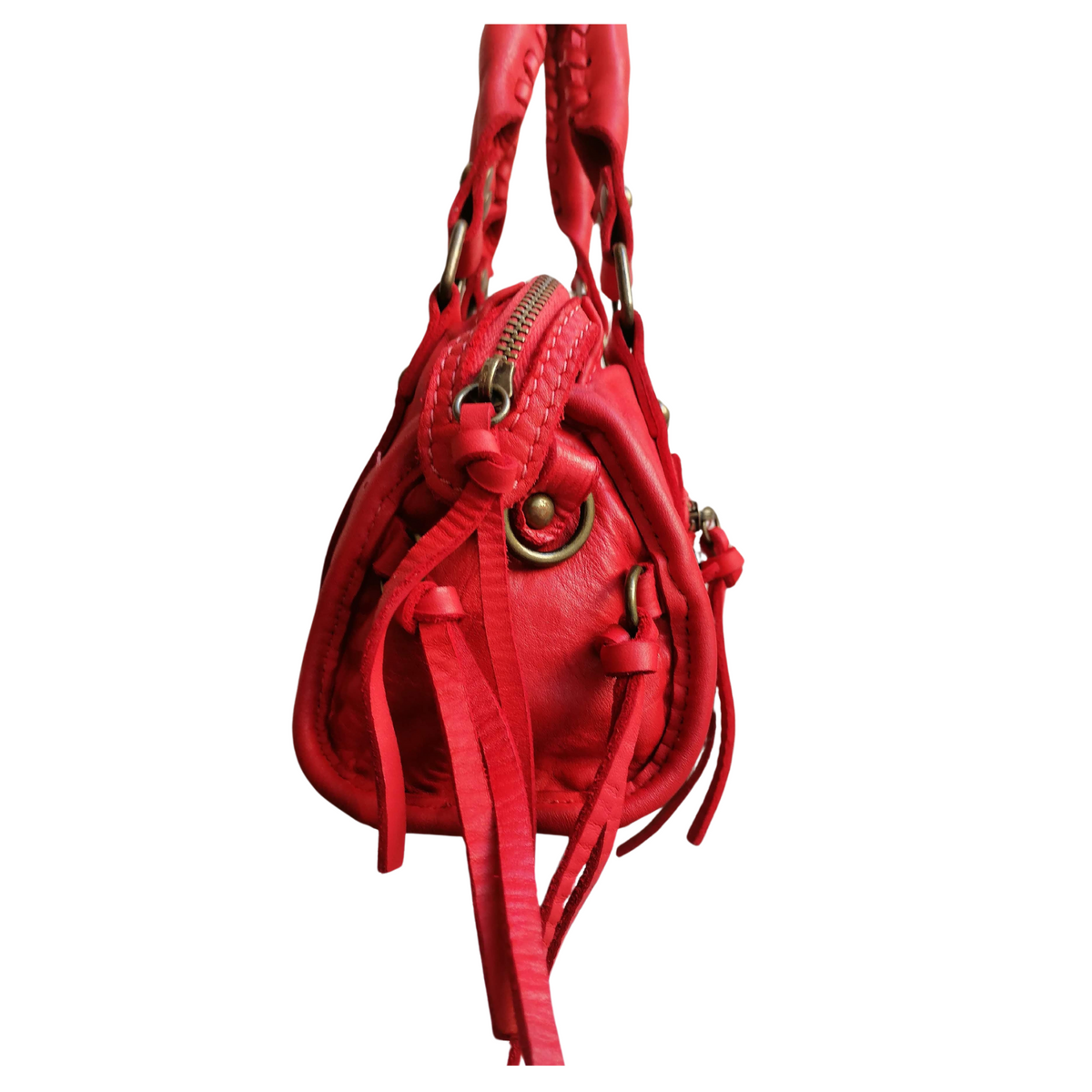 Mini Bauletto 16x21x5 cm in Vera Pelle Sauvage SS230 Made In Italy