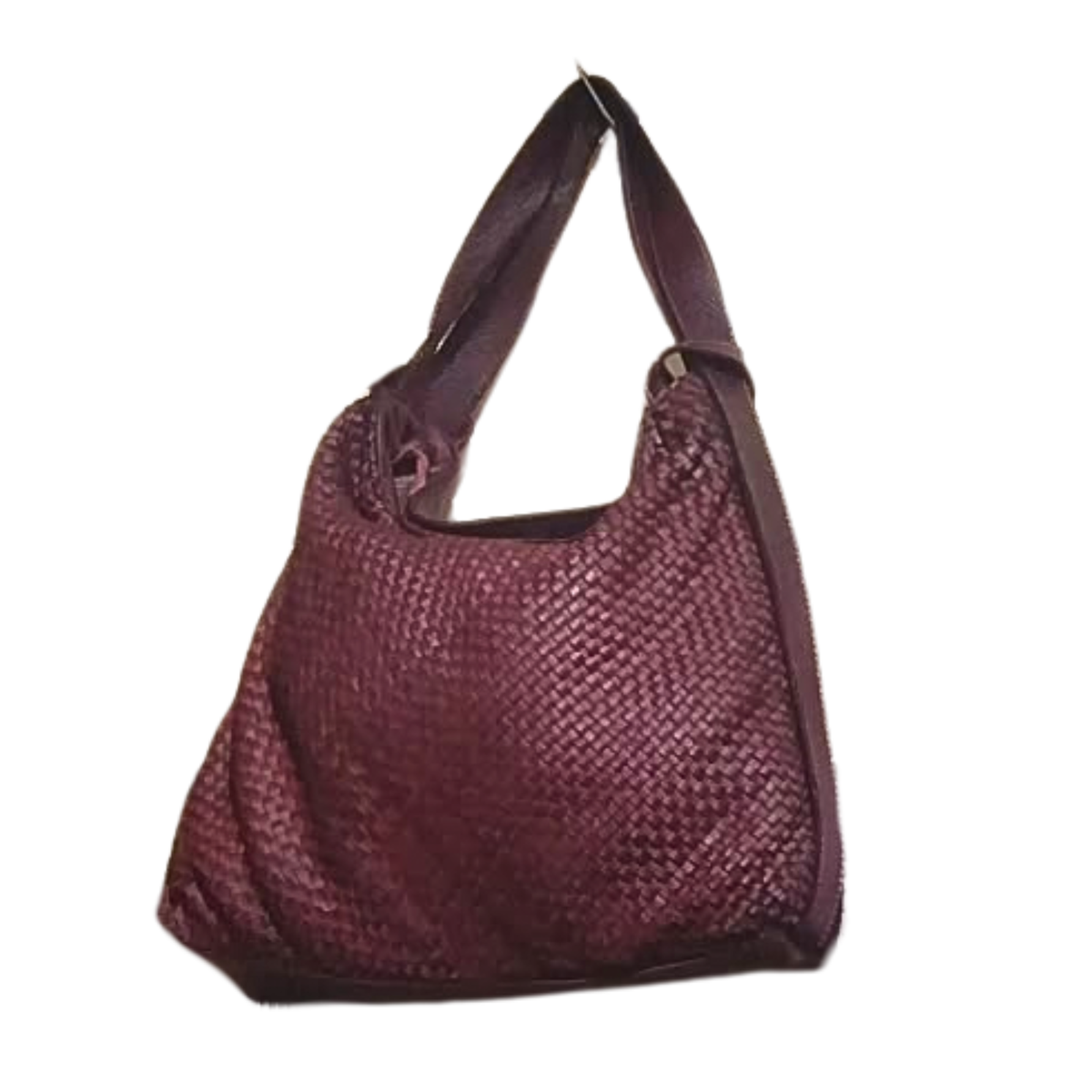 Borsa / Zaino 2way Grande in Vera Pelle Intrecciata Sauvage Stile Vintage | Made in Italy