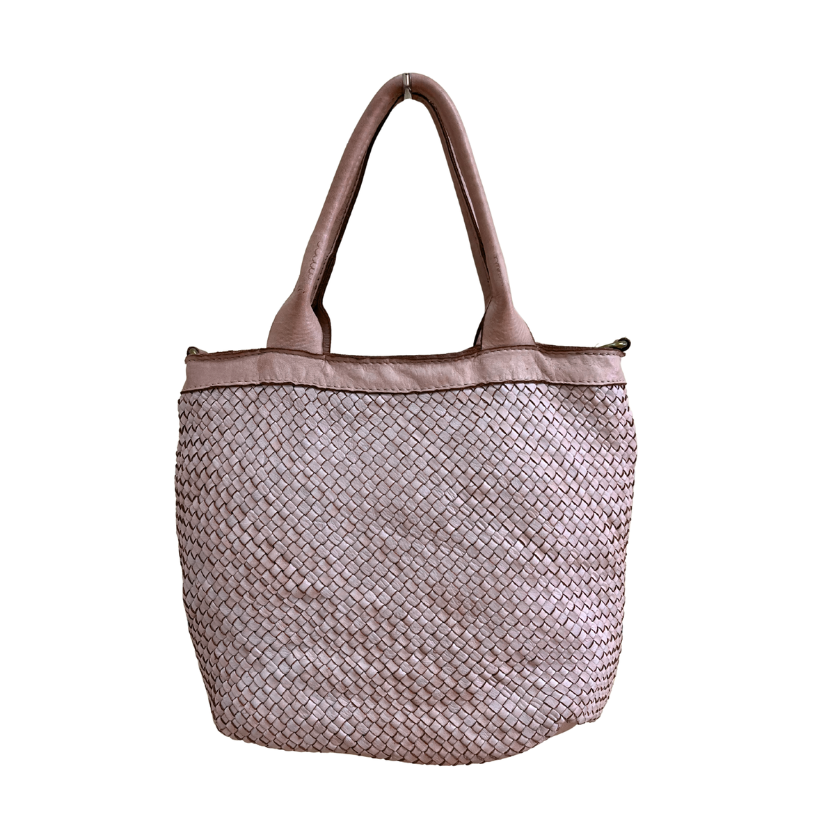 Borsa a Mano 2 manici in Vera Pelle Sauvage Intrecciata SS281 | Made in Italy