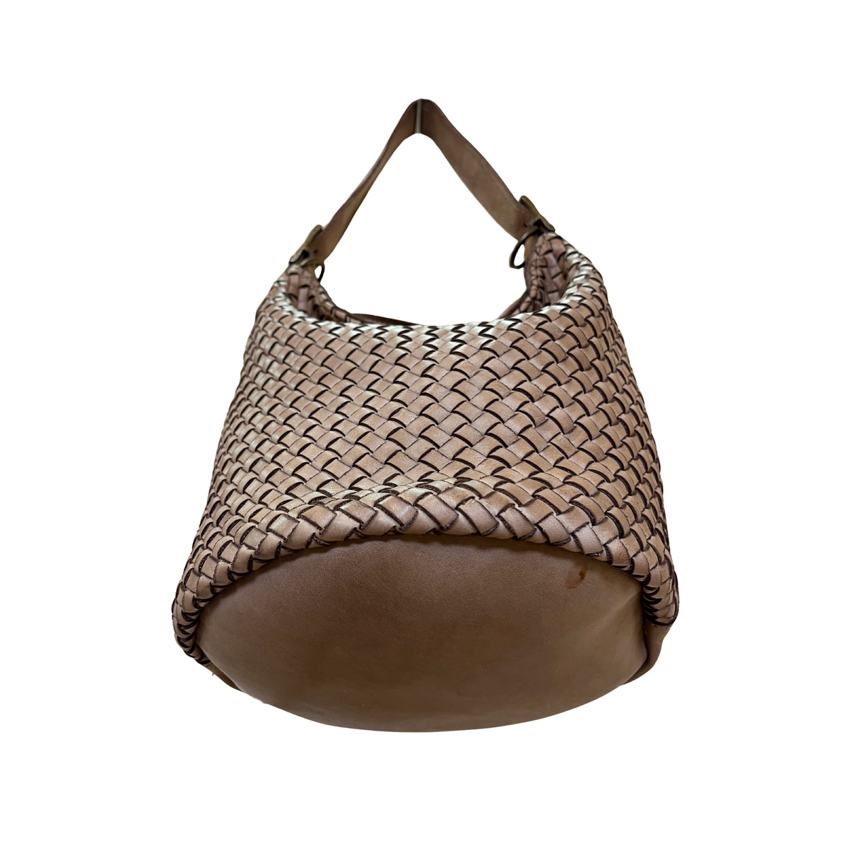 Borsa a Spalla Lunga in Vera Pelle Sauvage Intrecciata SS283INT | Made in Italy