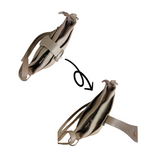 Tracolla Quadrata D in Vera Pelle Dollaro Made In Italy