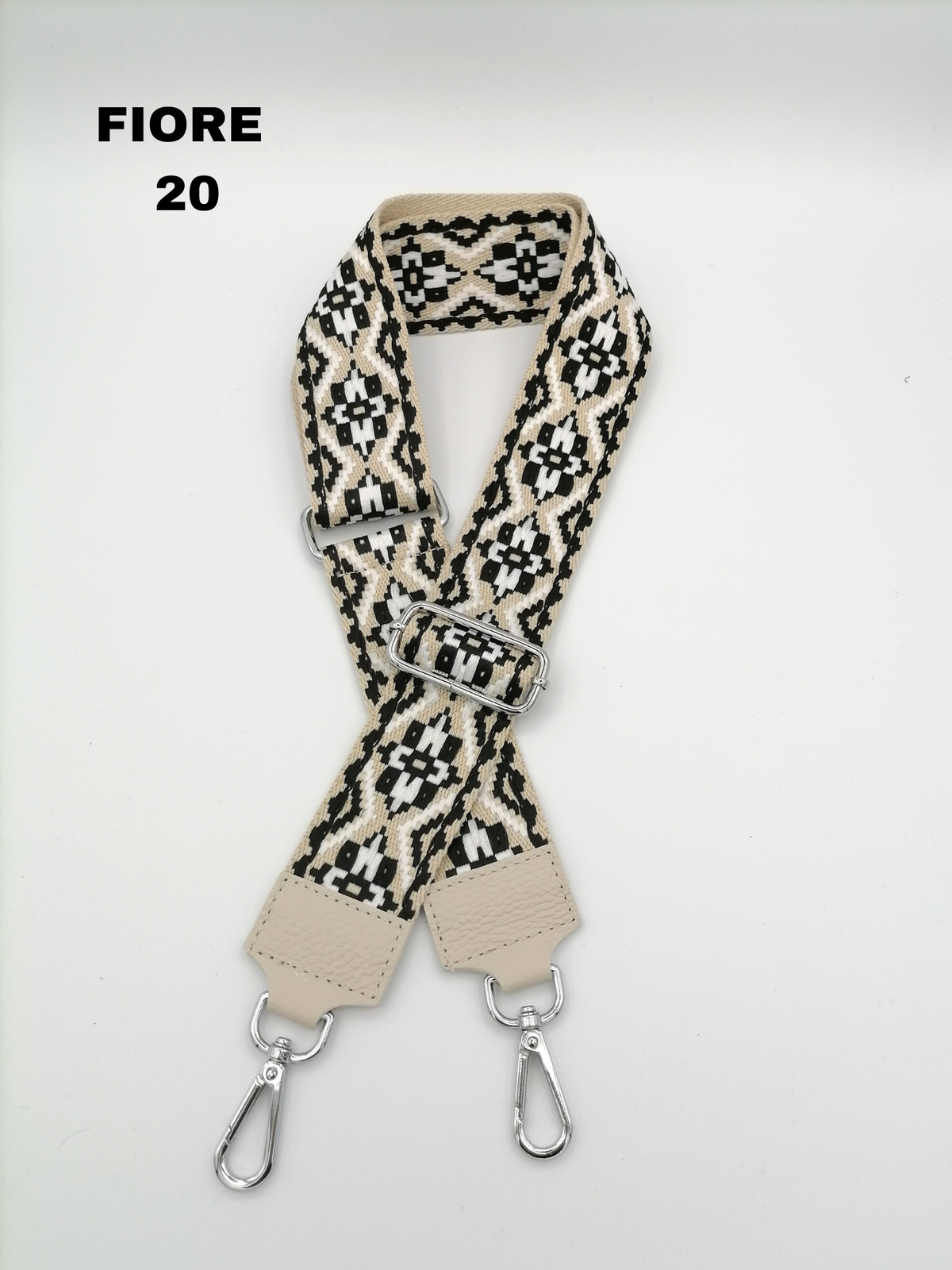 Tracolla Fiore beige